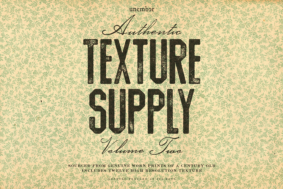 Unember Texture Supply Volume 2