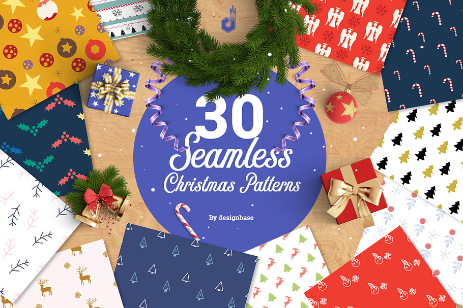30 Seamless Christmas Patterns