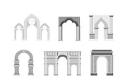 Vector arch classical construction