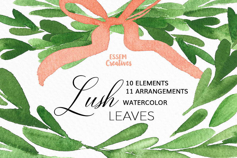 Olive Branches Watercolor Clipart in Illustrations - product preview 8
