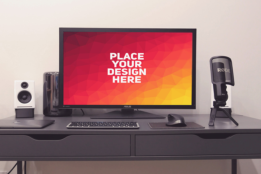 PC Monitor Mock-up#22 in Product Mockups - product preview 8