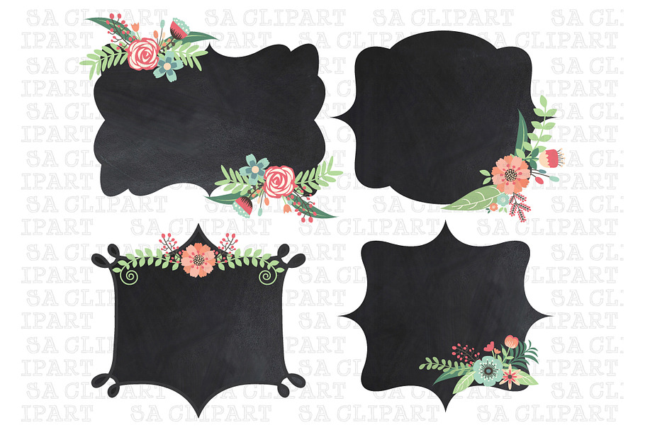 Wedding Chalkboard Frame in Illustrations - product preview 8