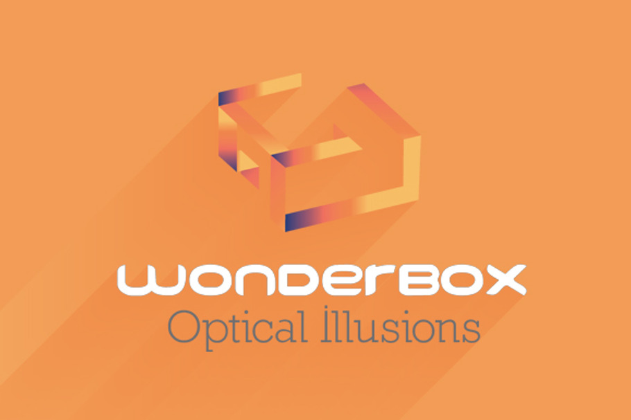 Wonderbox Optical Illusions in Logo Templates - product preview 8