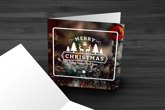 Tarjetas’ (Christmas Greeting cards) in Card Templates - product preview 1