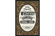 Old Whiskey Label