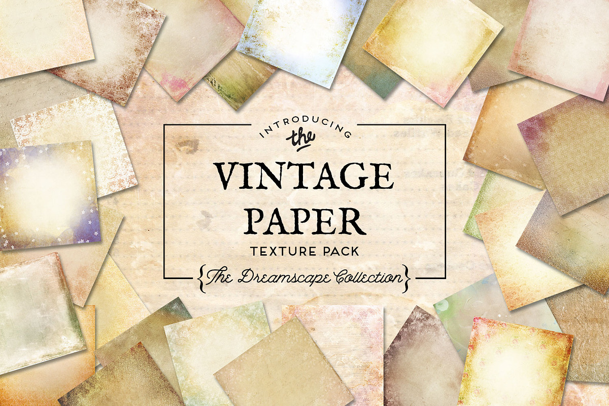 Vintage Paper Textures Dreamscape in Textures - product preview 8