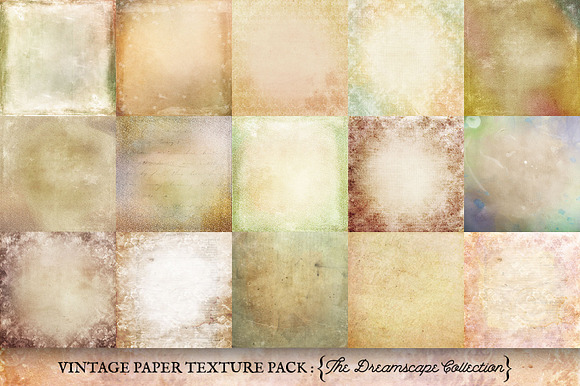 Vintage Paper Textures Dreamscape in Textures - product preview 1
