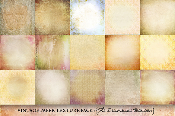 Vintage Paper Textures Dreamscape in Textures - product preview 2