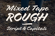 Mixed Tape Rough Font Duo (50% off)