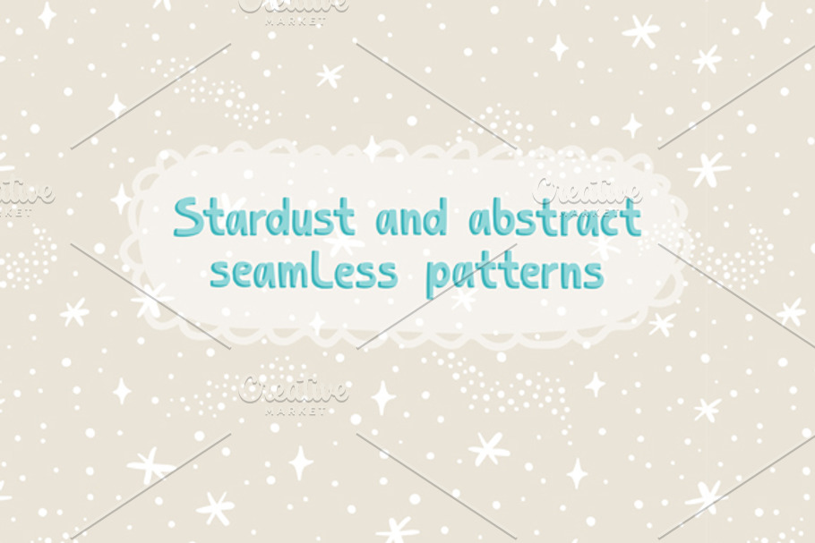 Stardust seamless patterns set in Patterns - product preview 8