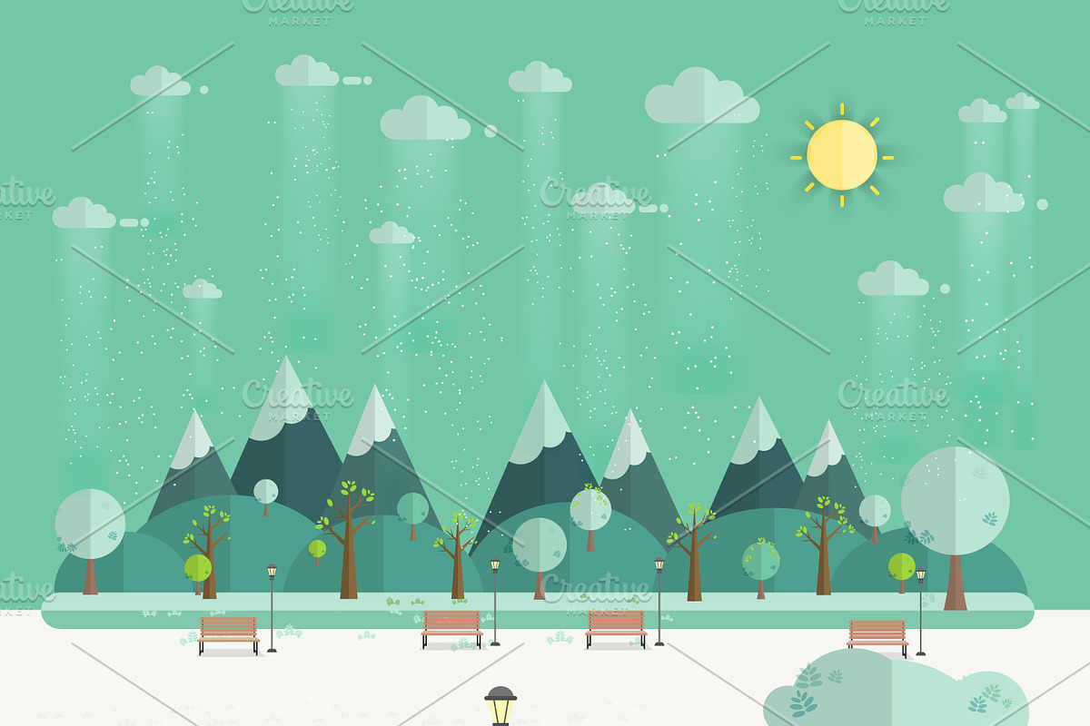 winter Park in Illustrations - product preview 8