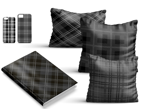 Tartan seamless plaid patterns in Patterns - product preview 5
