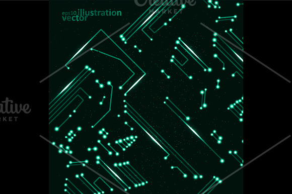 Circuit board vector background in Textures - product preview 3