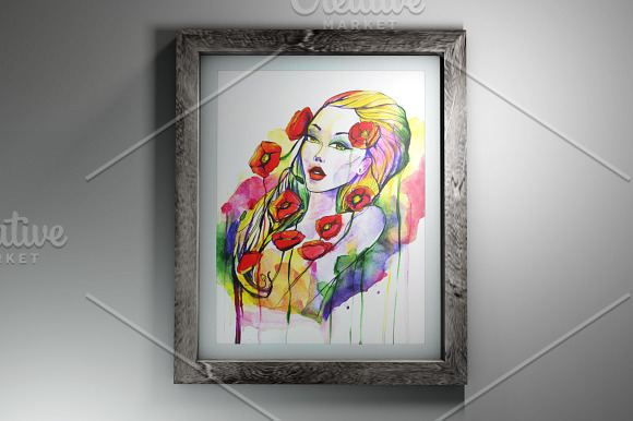 Watercolor beauty in Illustrations - product preview 2