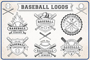 Vector Editable Baseball Logos