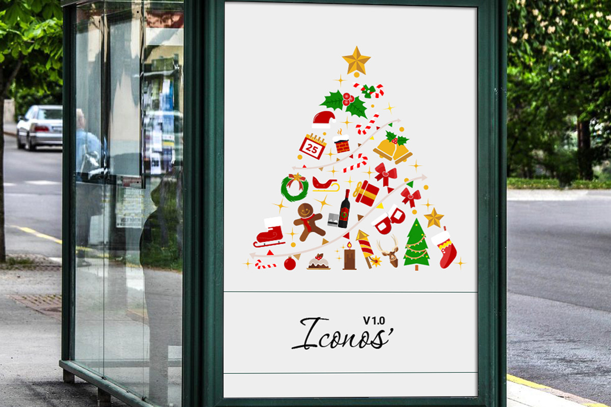 Iconos' (Christmas Icons) in Graphics - product preview 8