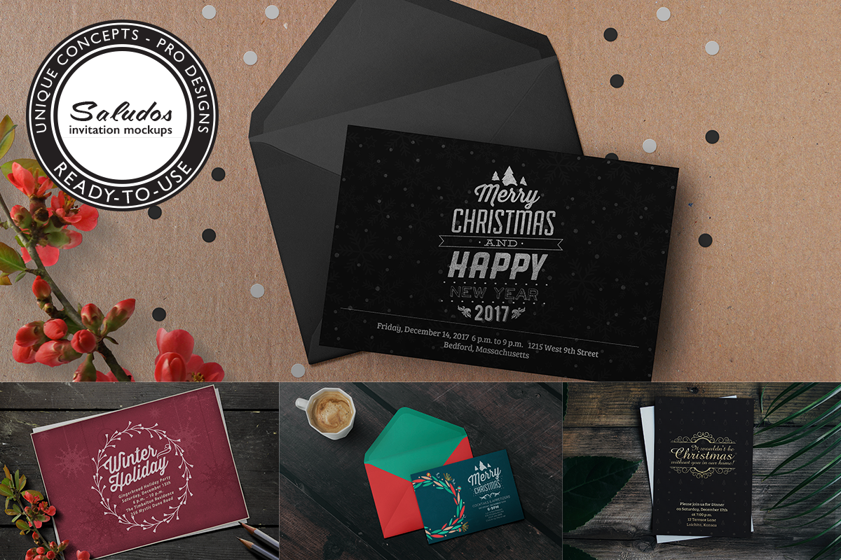 Saludos’ (Christmas Design Bundle) in Web Elements - product preview 8