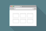 Browser flat icon2