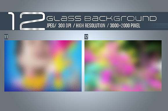 12 Glass Bagrounds  in Textures - product preview 5