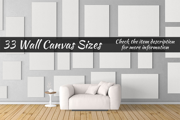 Canvas Mockups Vol 205 in Print Mockups - product preview 1