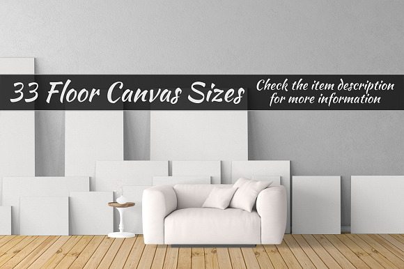 Canvas Mockups Vol 205 in Print Mockups - product preview 3