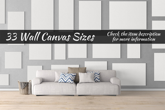 Canvas Mockups Vol 206 in Print Mockups - product preview 1