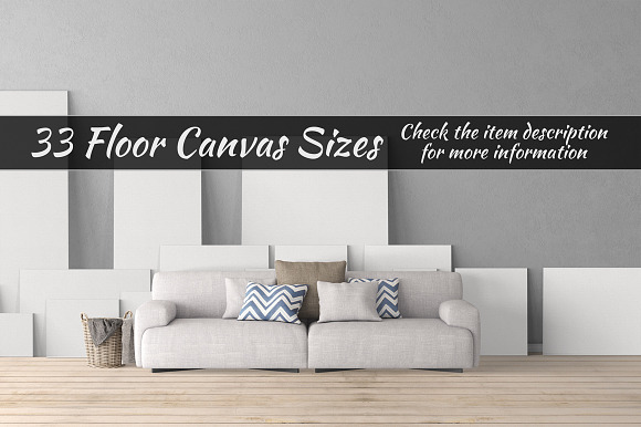 Canvas Mockups Vol 206 in Print Mockups - product preview 2