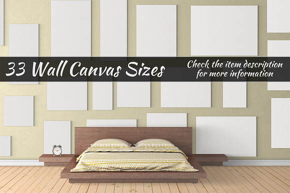 Canvas Mockups Vol 207 in Print Mockups - product preview 1
