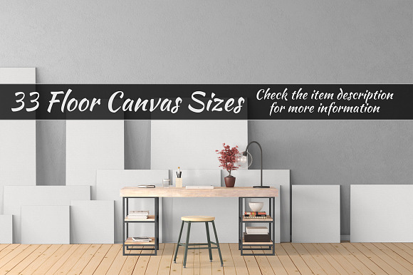 Canvas Mockups Vol 209 in Print Mockups - product preview 2