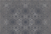Hexagon Grid Pattern Blue Gray White