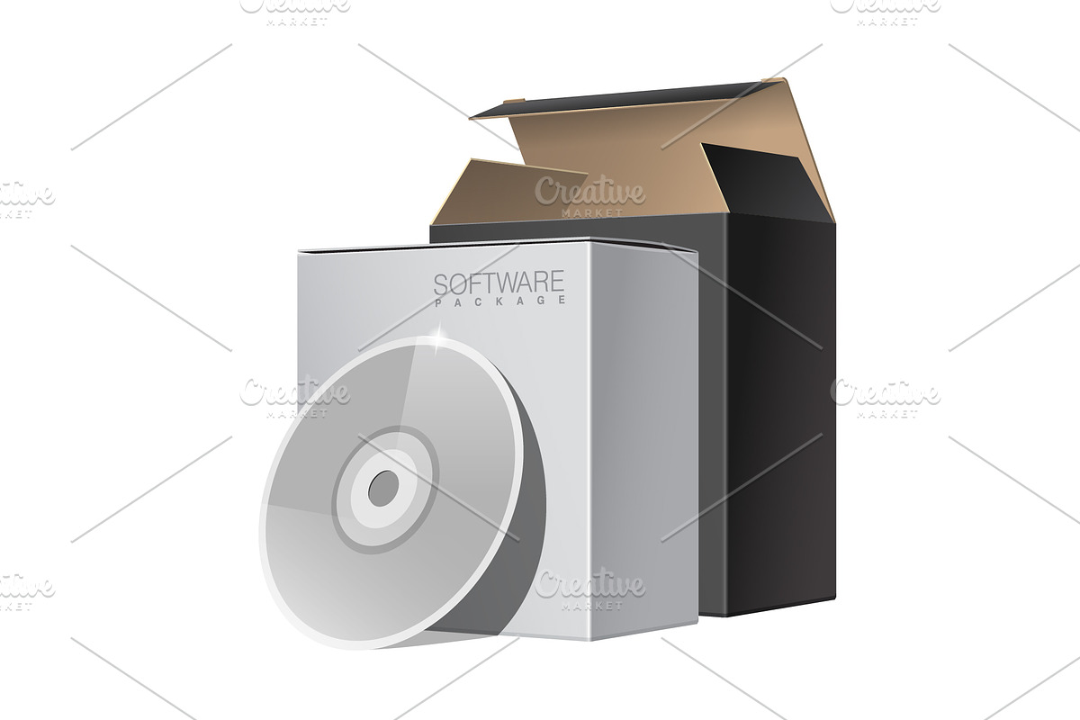Two Package Box Opened in Product Mockups - product preview 8