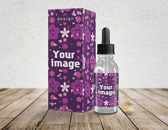 Vape smoking Dropper Bottle Mockup in Product Mockups - product preview 3
