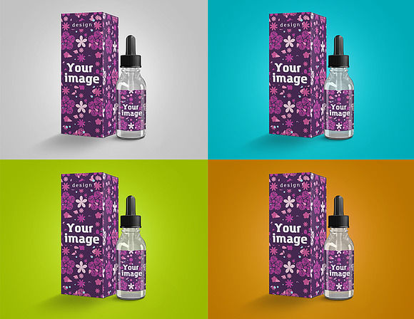 Vape smoking Dropper Bottle Mockup in Product Mockups - product preview 6