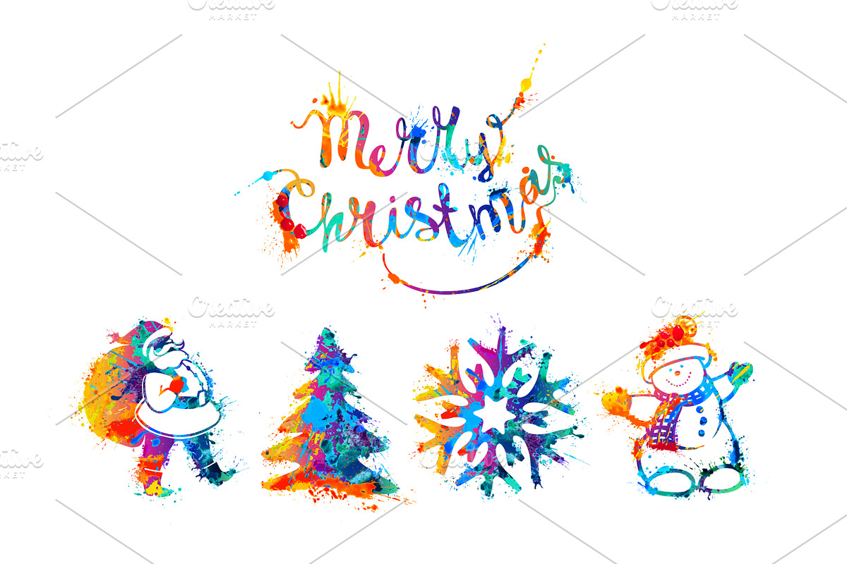 Christmas set. Vector in Illustrations - product preview 8