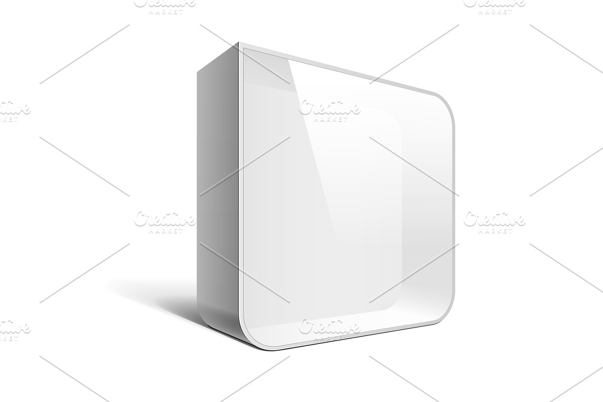 Square blank lightbox in Mockup Templates - product preview 8