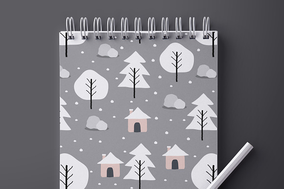 Winter - Seamless Patterns in Patterns - product preview 2