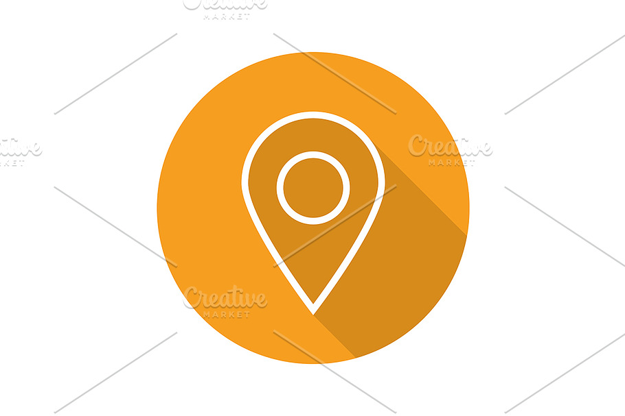Pinpoint icon. Vector