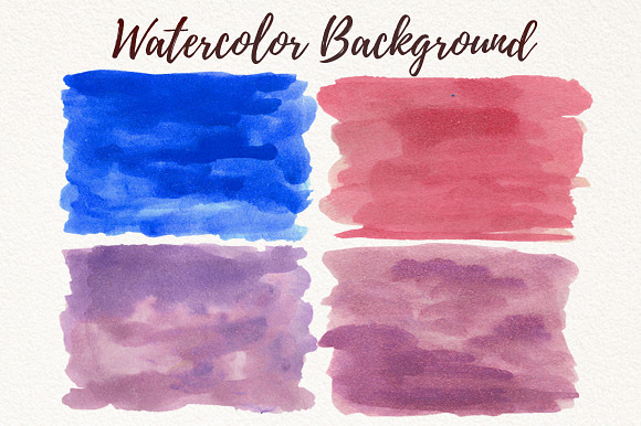 watercolor background in Illustrations - product preview 3