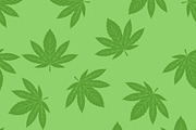 Green marijuana background vector