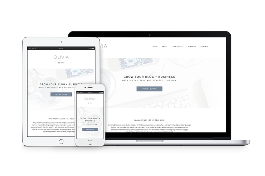 Olivia - Blog + eCommerce Theme in WordPress Business Themes - product preview 8