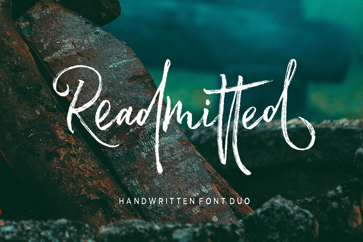 Readmitted Font Duo in Script Fonts - product preview 8