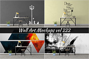 Wall Mockup - Sticker Mockup Vol 222
