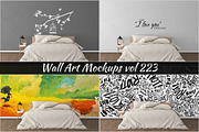 Wall Mockup - Sticker Mockup Vol 223