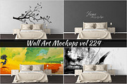 Wall Mockup - Sticker Mockup Vol 224