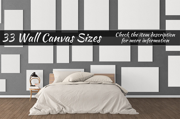 Canvas Mockups Vol 223 in Print Mockups - product preview 1