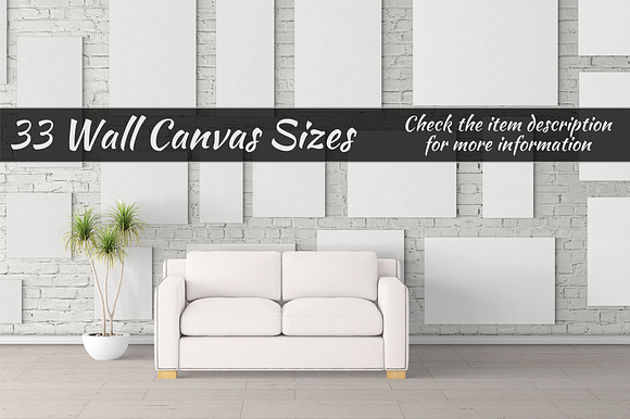 Canvas Mockups Vol 235 in Print Mockups - product preview 1