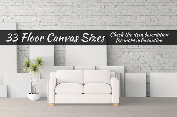 Canvas Mockups Vol 235 in Print Mockups - product preview 2