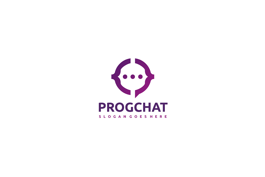 Code Chat Logo in Logo Templates - product preview 8