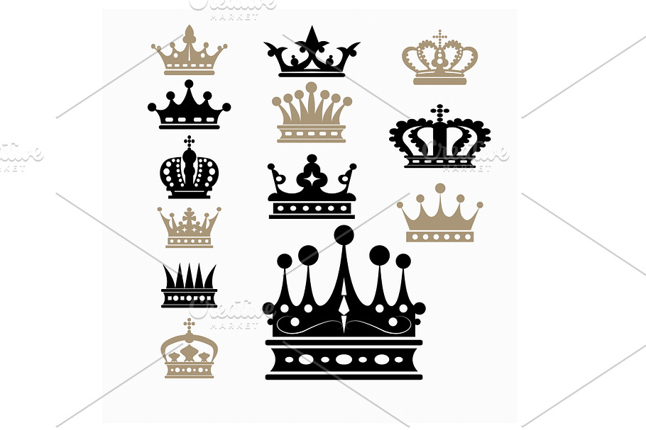 Crown symbol in Tattoo Icons - product preview 8