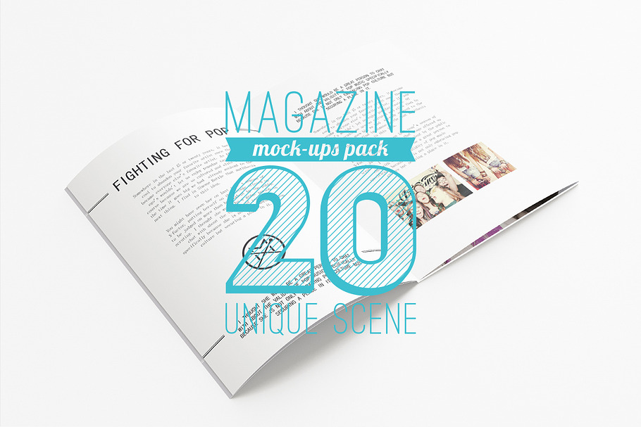 20 Magazine Mock-ups Pack in Print Mockups - product preview 8